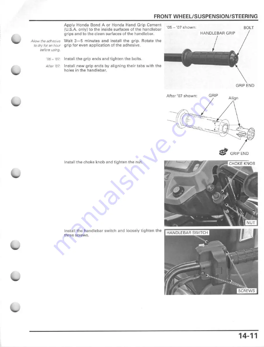 Honda FourTrax Foreman Rubicon 2005 Service Manual Download Page 285