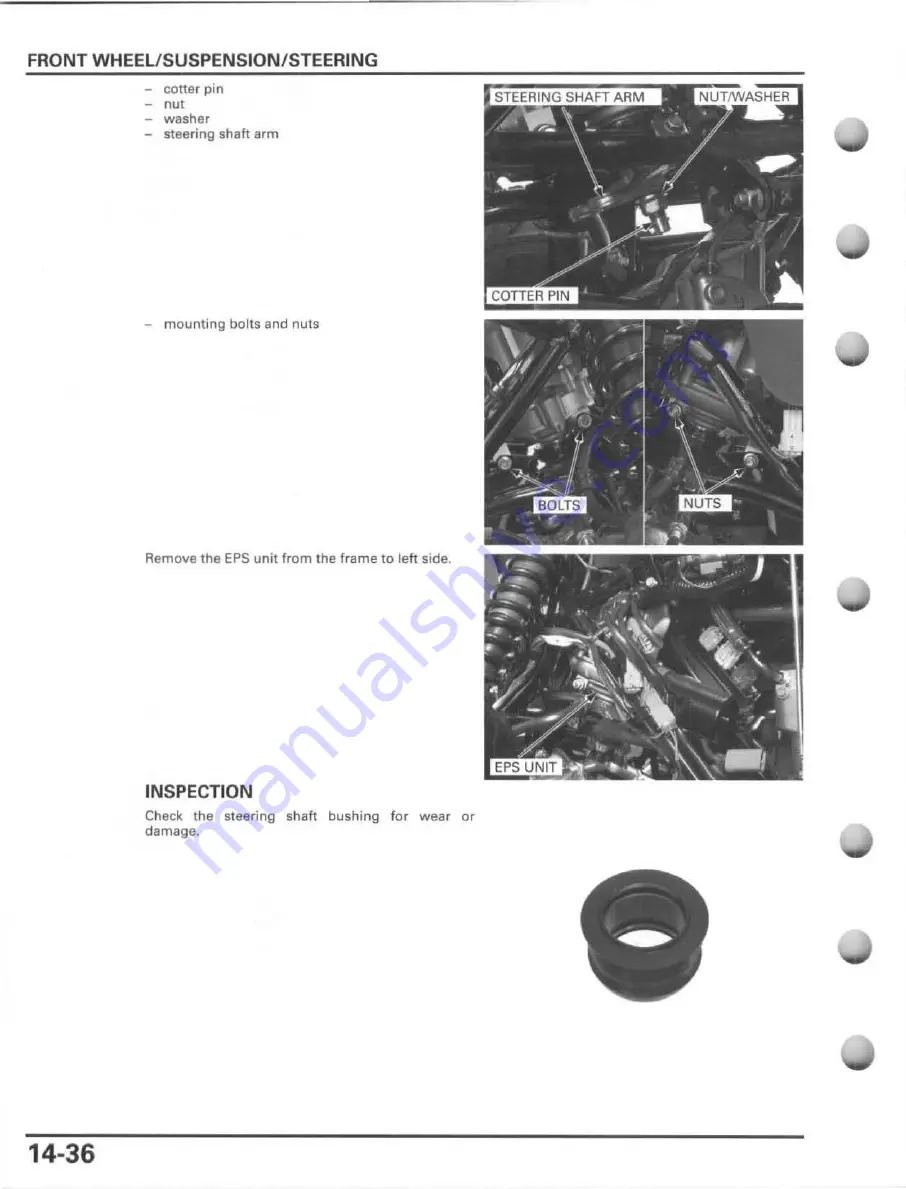 Honda FourTrax Foreman Rubicon 2005 Service Manual Download Page 310