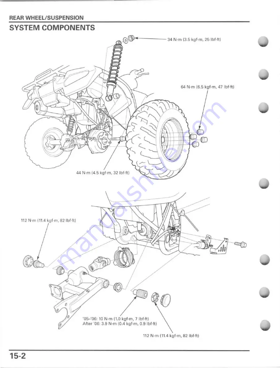 Honda FourTrax Foreman Rubicon 2005 Скачать руководство пользователя страница 322