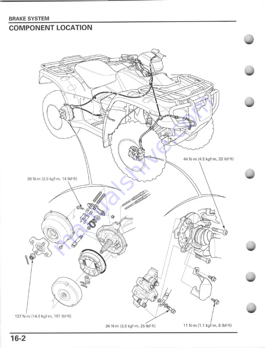 Honda FourTrax Foreman Rubicon 2005 Service Manual Download Page 338