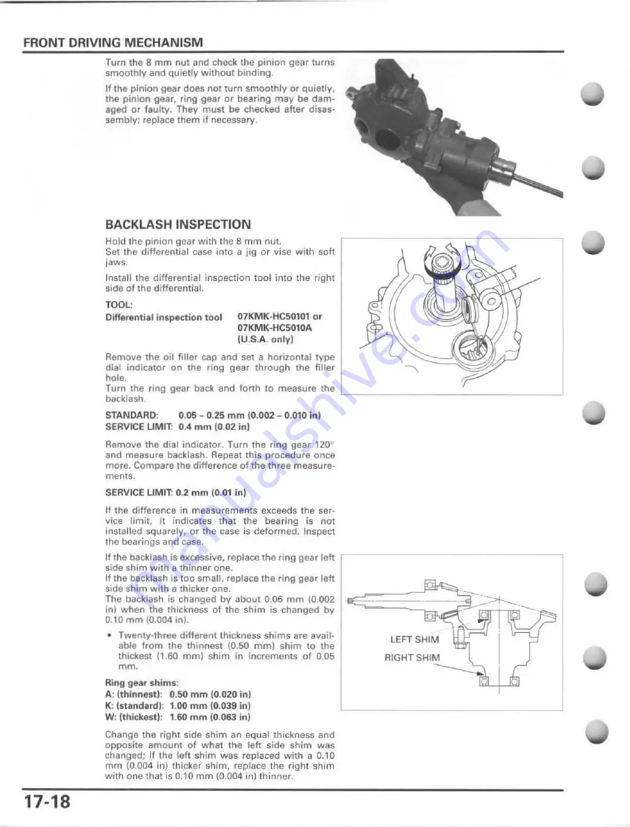 Honda FourTrax Foreman Rubicon 2005 Скачать руководство пользователя страница 384