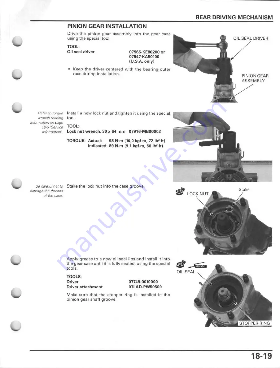 Honda FourTrax Foreman Rubicon 2005 Скачать руководство пользователя страница 419