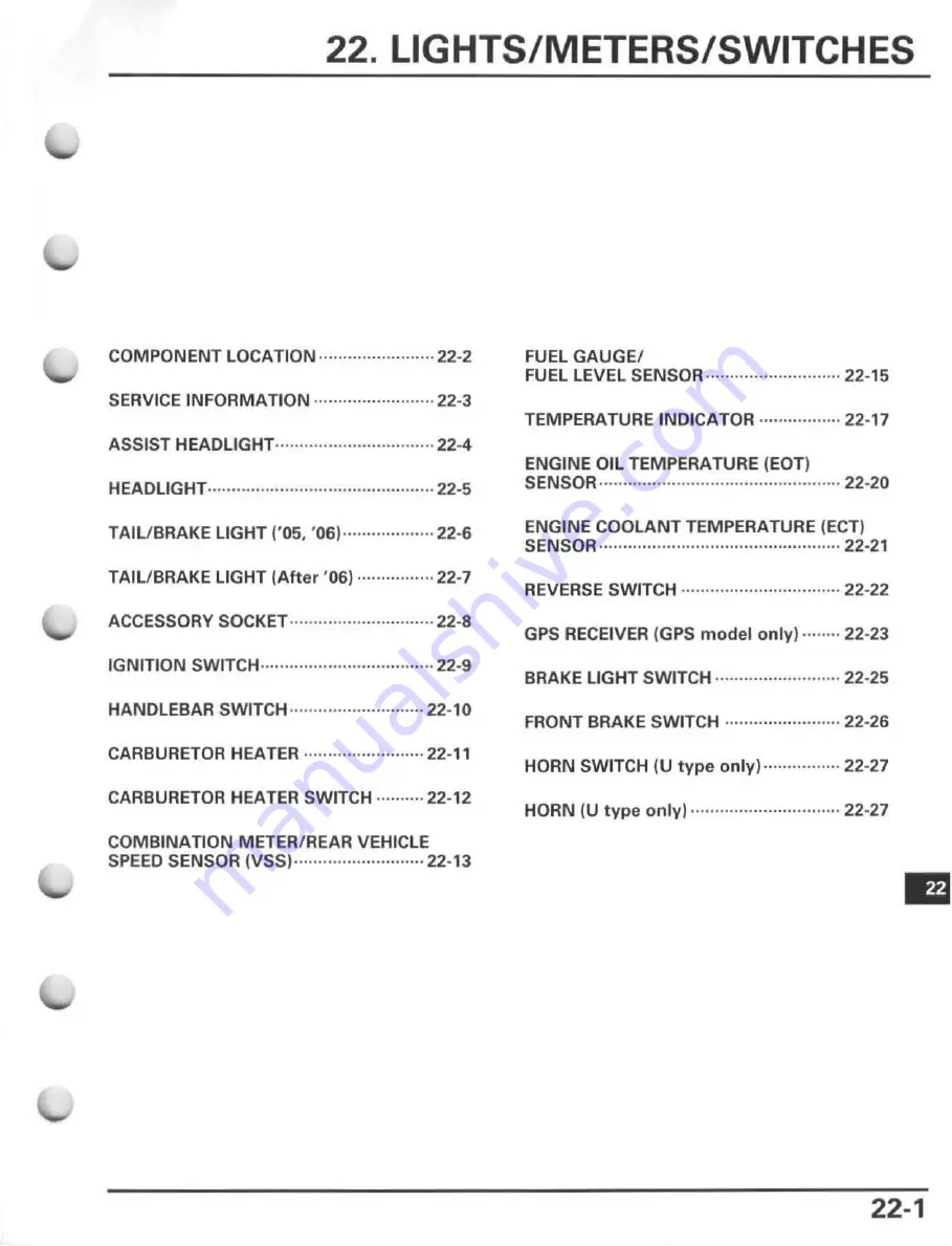 Honda FourTrax Foreman Rubicon 2005 Service Manual Download Page 457