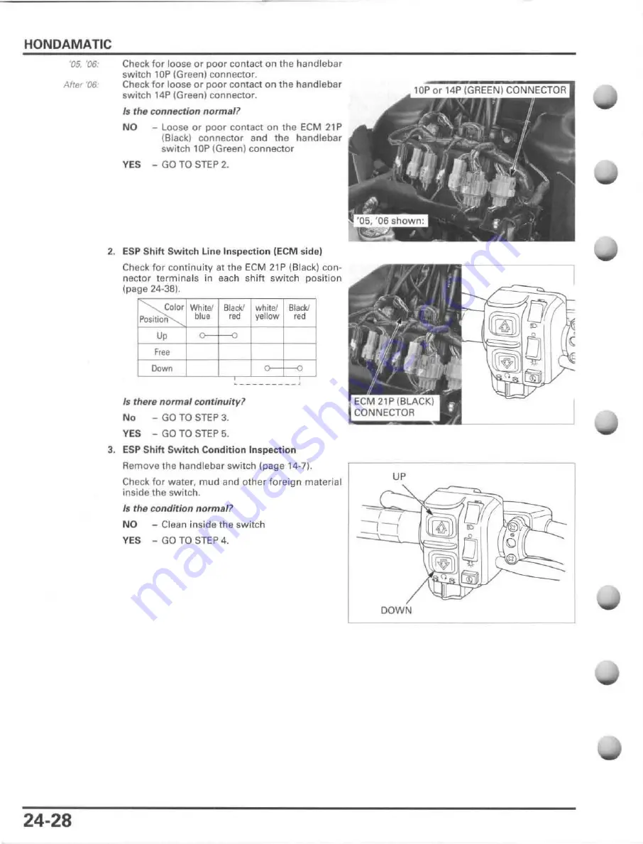 Honda FourTrax Foreman Rubicon 2005 Service Manual Download Page 524