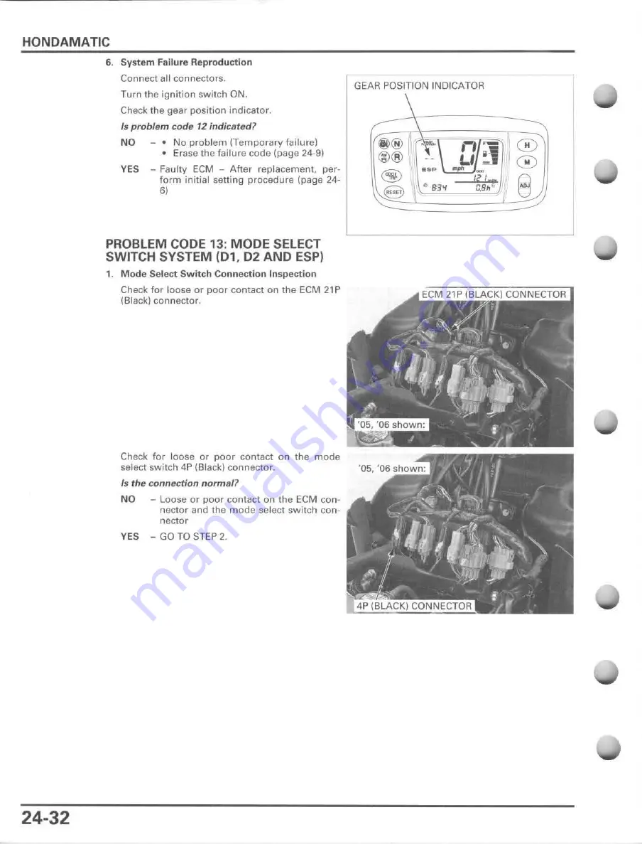 Honda FourTrax Foreman Rubicon 2005 Service Manual Download Page 528