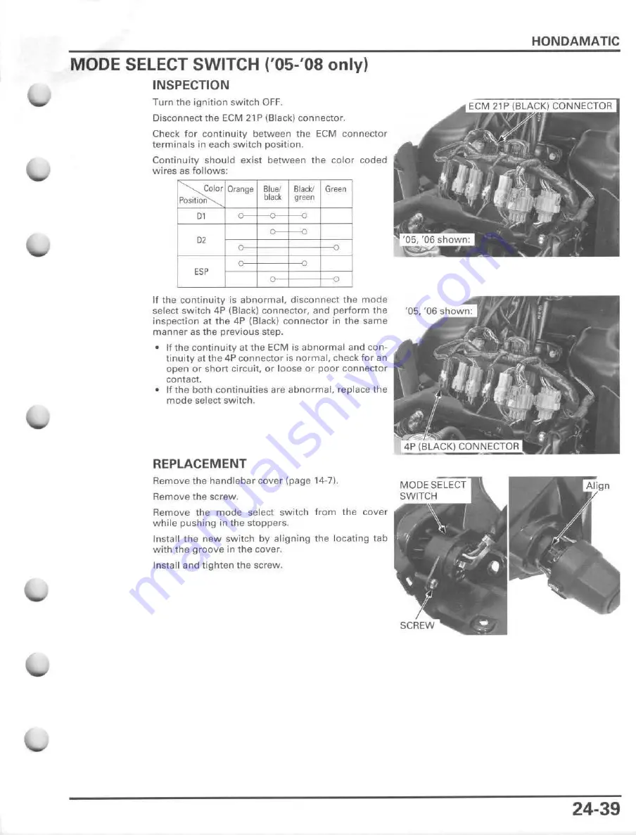 Honda FourTrax Foreman Rubicon 2005 Скачать руководство пользователя страница 535