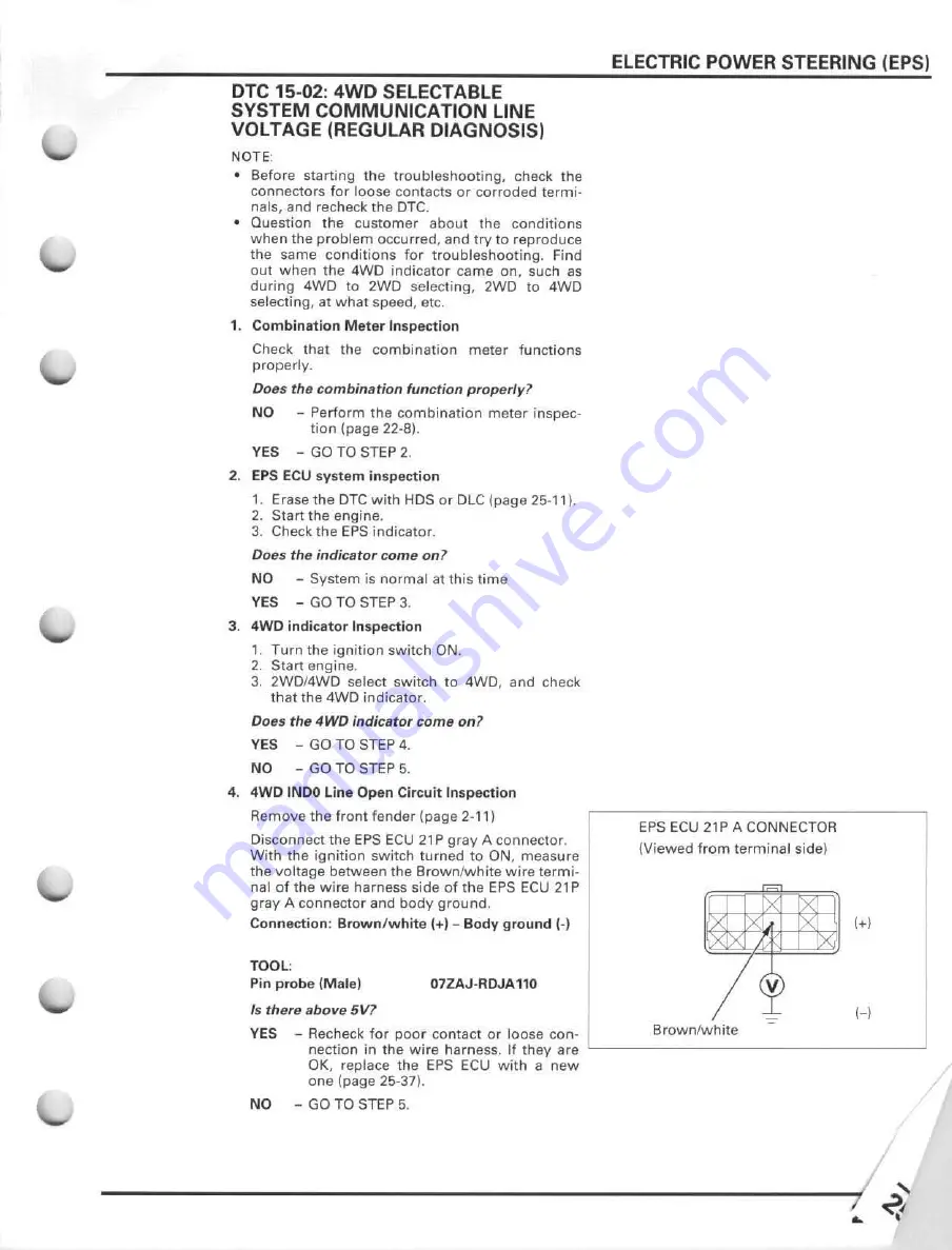 Honda FourTrax Foreman Rubicon 2005 Service Manual Download Page 563