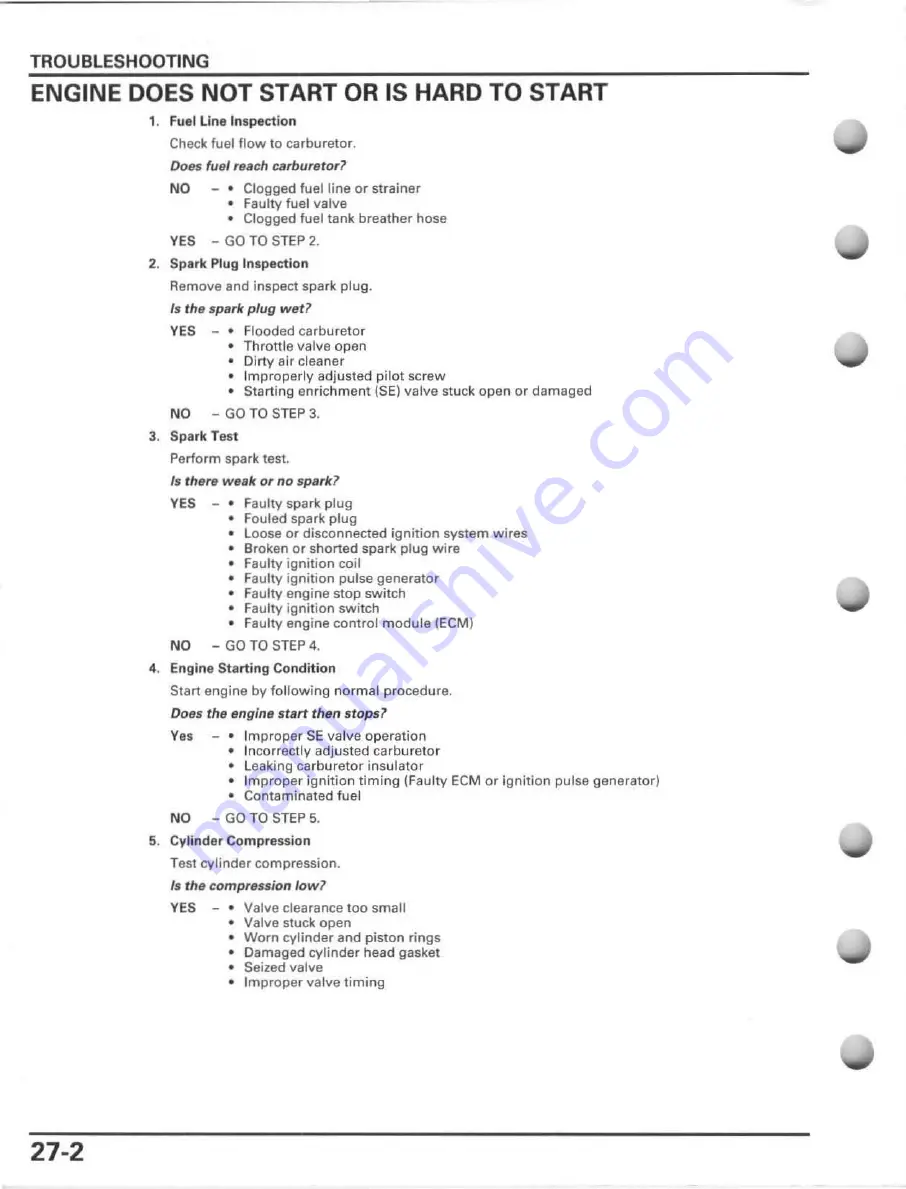 Honda FourTrax Foreman Rubicon 2005 Service Manual Download Page 594