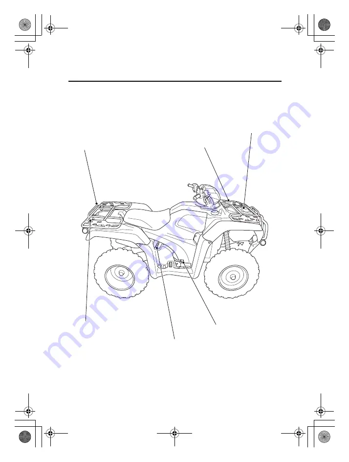 Honda FourTrax Foreman TRX520FE2 2020 Owner'S Manual Download Page 22