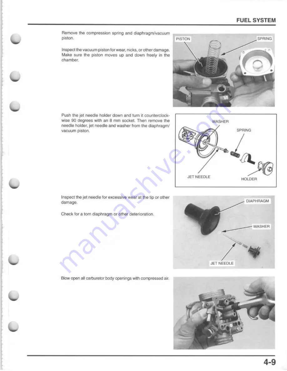 Honda Fourtrax TRX300 Service Manual Download Page 58