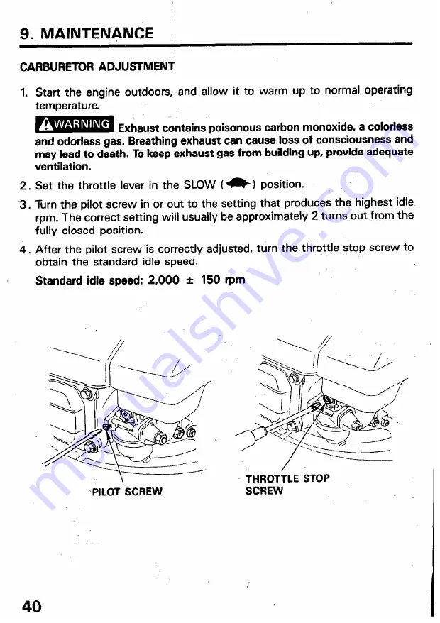 Honda HR195PDA Скачать руководство пользователя страница 42