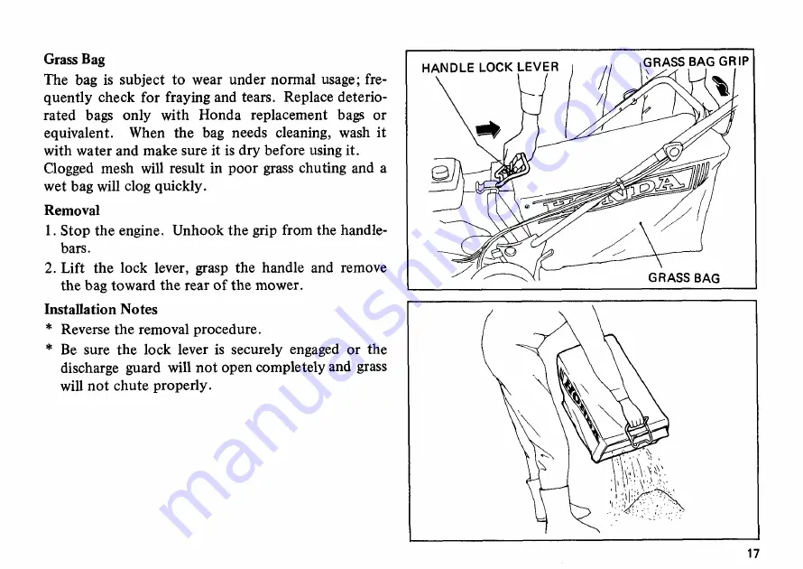 Honda HR21 P-DA Owner'S Manual Download Page 18