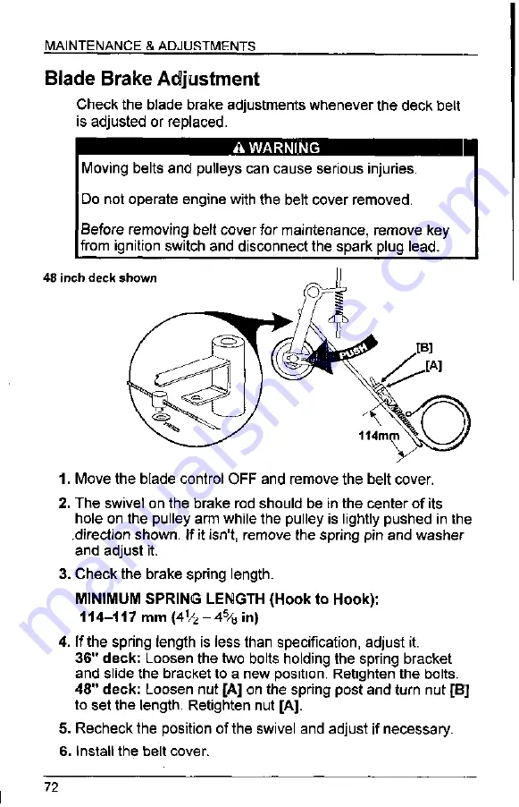 Honda HRC 7013 Owner'S Manual Download Page 80