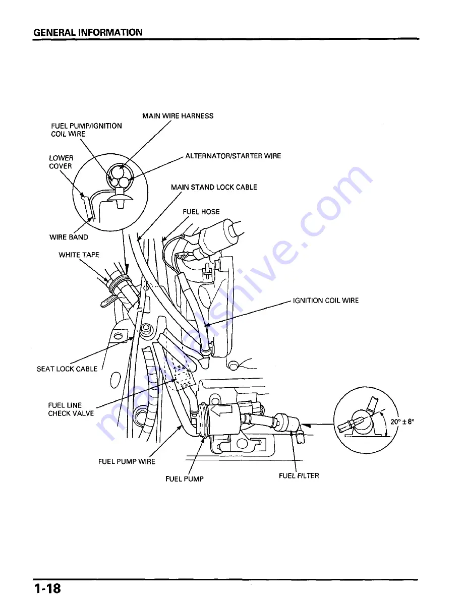 Honda Metropolitan CHF50 Скачать руководство пользователя страница 22