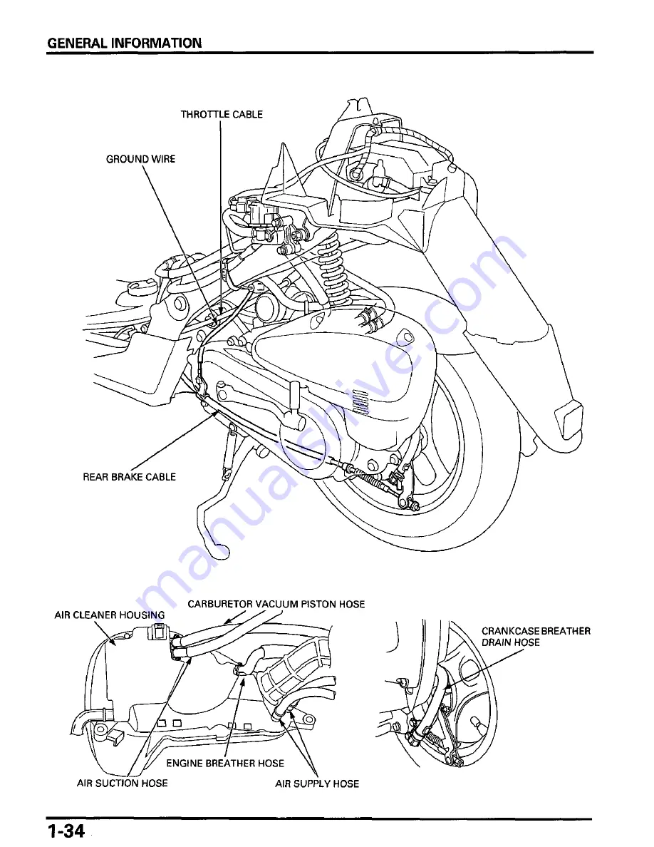 Honda Metropolitan CHF50 Скачать руководство пользователя страница 38