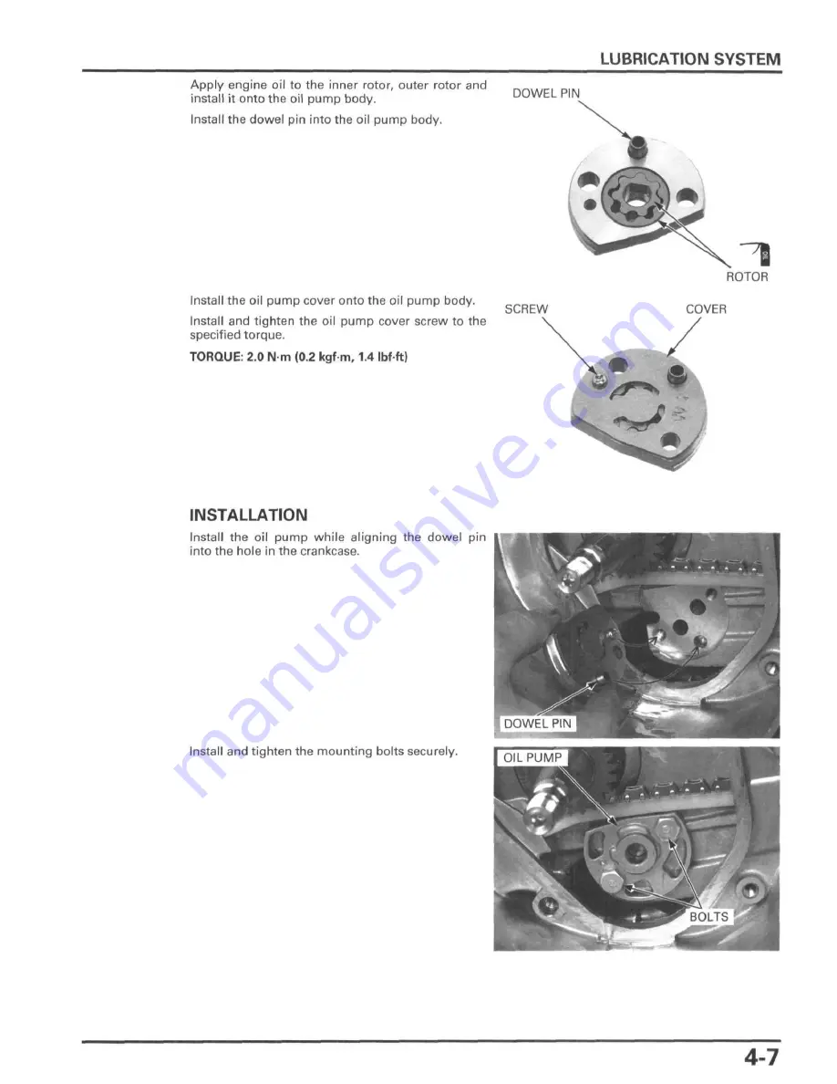 Honda Metropolitan CHF50 Service Manual Download Page 83