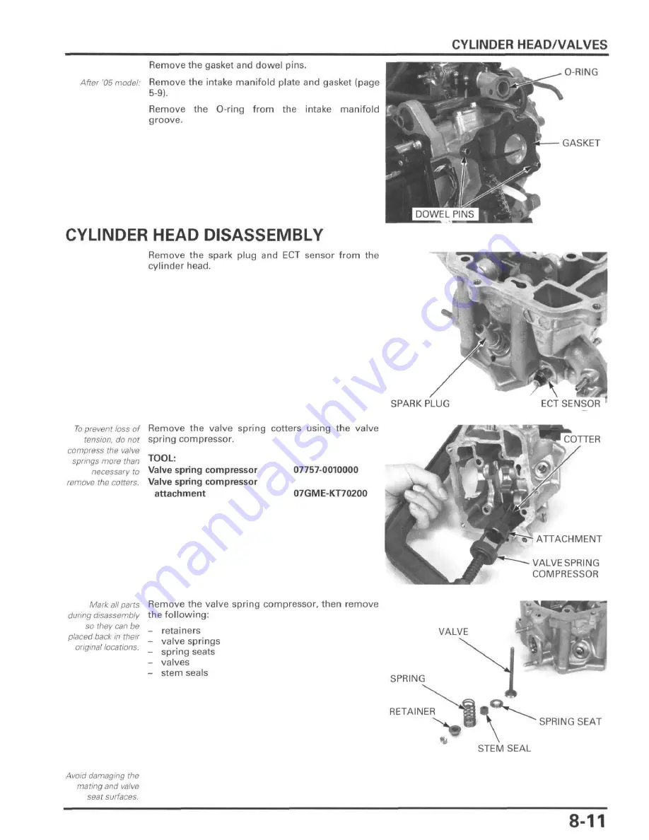 Honda Metropolitan CHF50 Service Manual Download Page 151