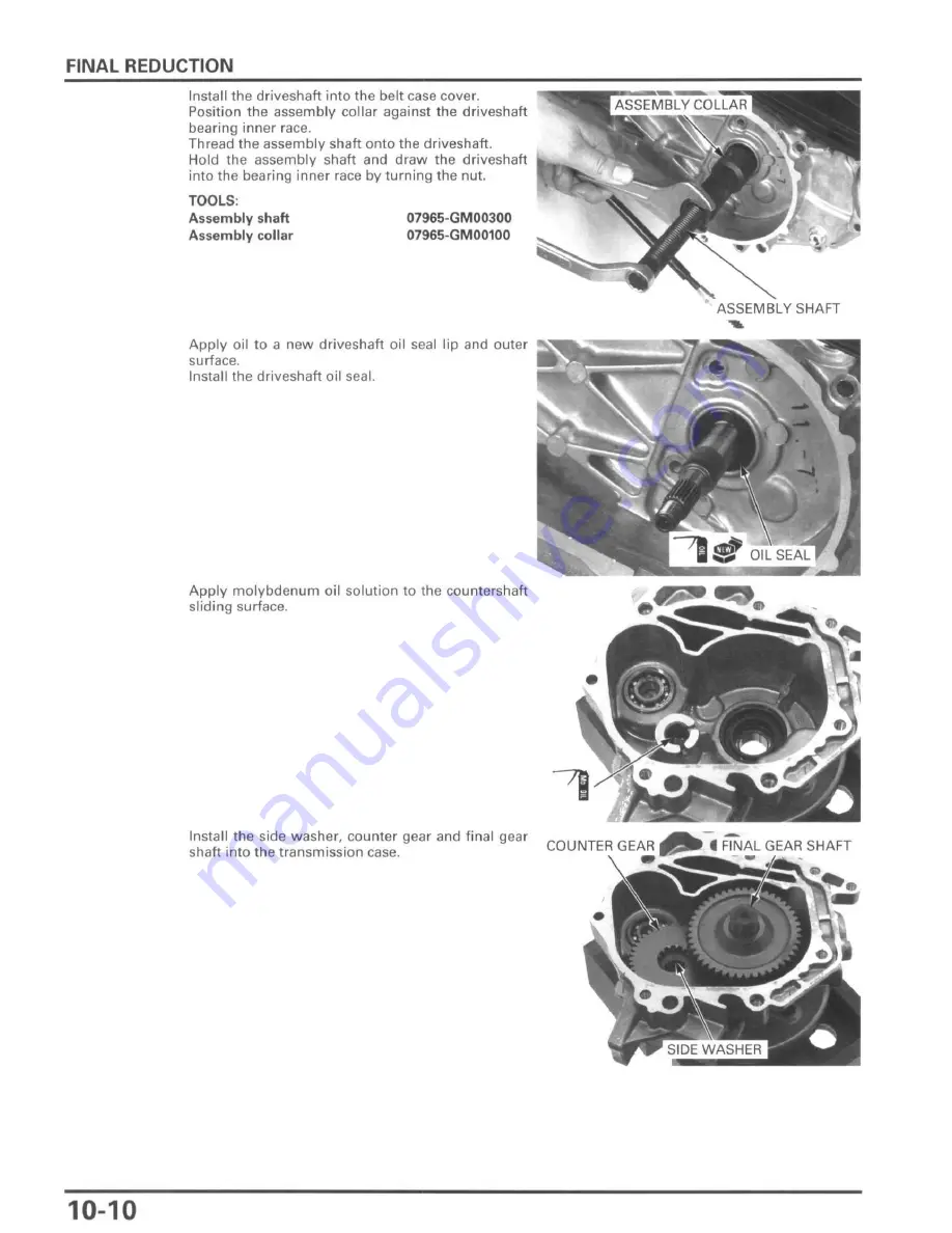 Honda Metropolitan CHF50 Service Manual Download Page 192