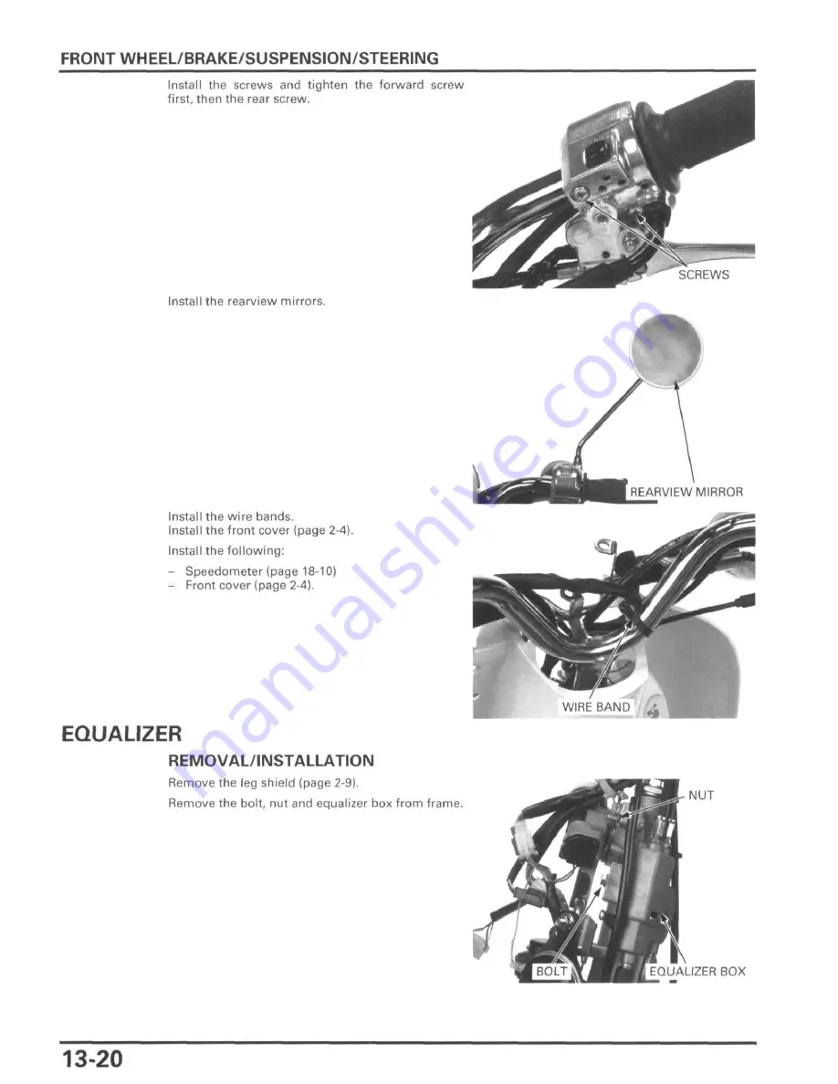 Honda Metropolitan CHF50 Скачать руководство пользователя страница 232