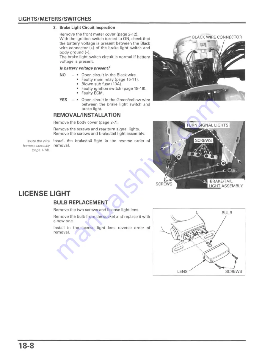 Honda Metropolitan CHF50 Скачать руководство пользователя страница 288