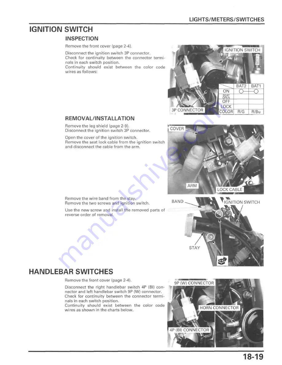 Honda Metropolitan CHF50 Скачать руководство пользователя страница 299