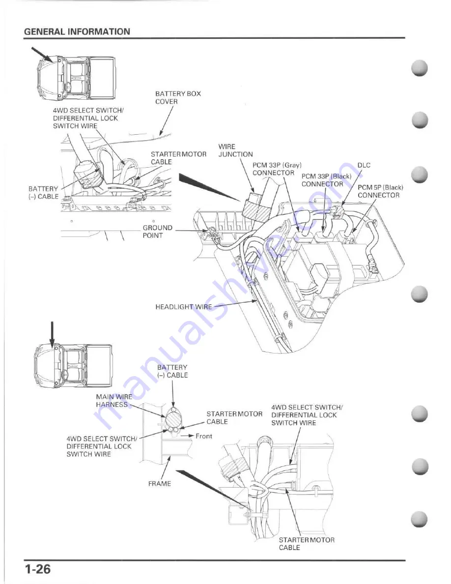 Honda MUV700 big red Service Manual Download Page 30