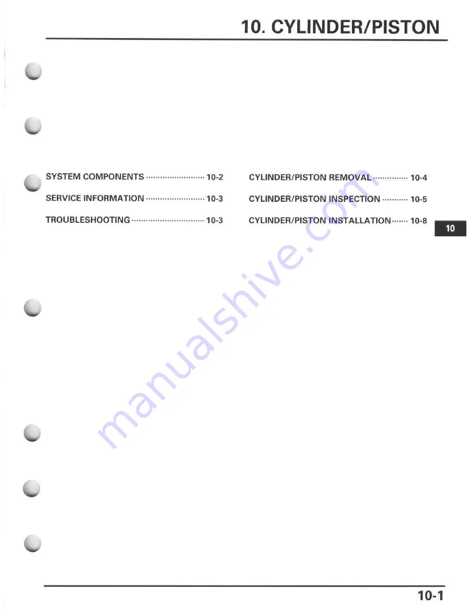 Honda MUV700 big red Service Manual Download Page 255