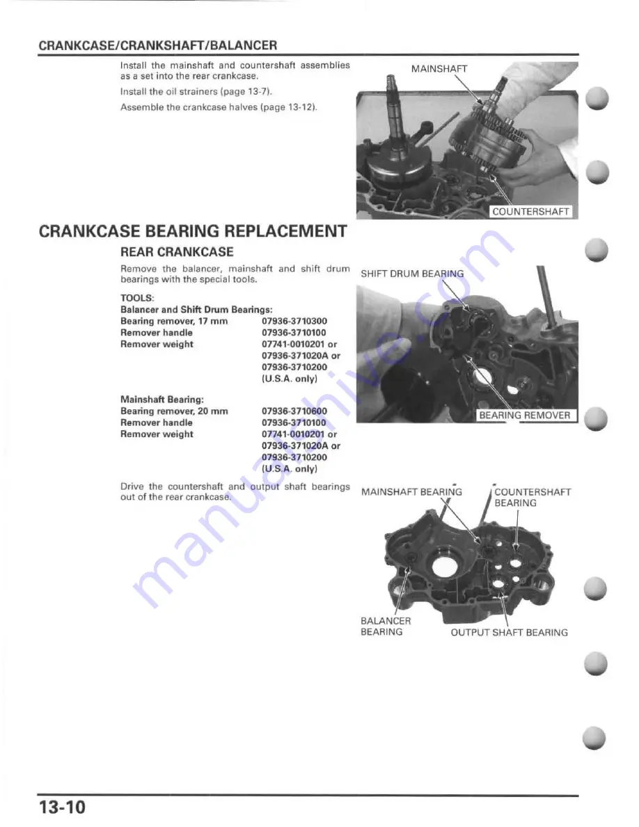 Honda MUV700 big red Service Manual Download Page 306