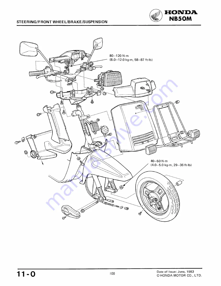 Honda NB50M Manual Download Page 96