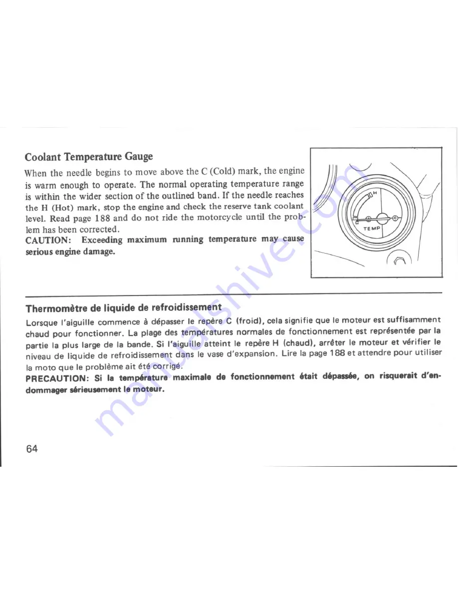 Honda NS400R Owner'S Manual Download Page 70