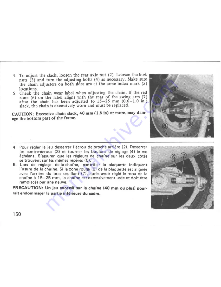 Honda NS400R Owner'S Manual Download Page 156