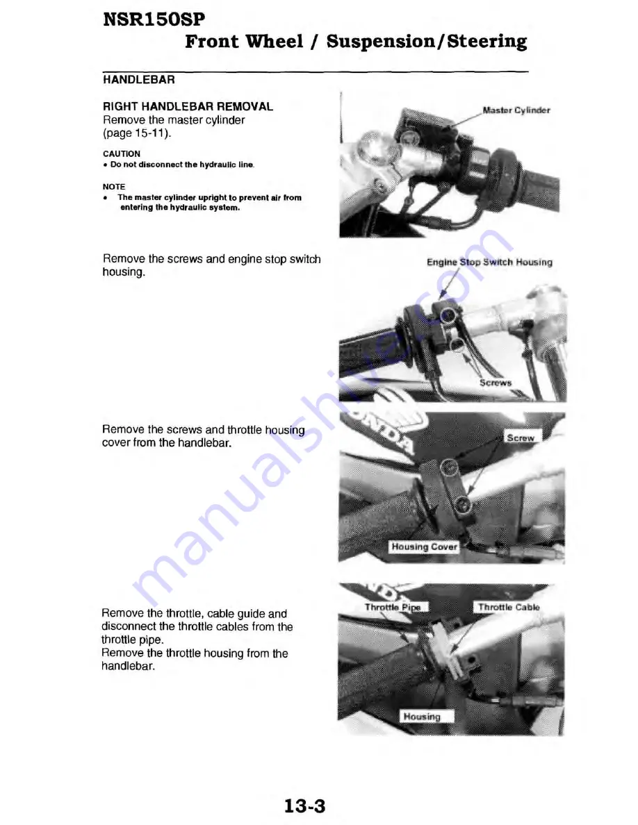 Honda NSR150SP (TYPE 1) Скачать руководство пользователя страница 203