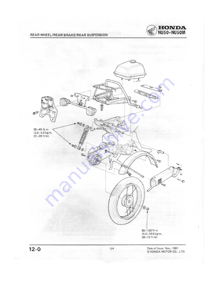 Honda NU50 Скачать руководство пользователя страница 122