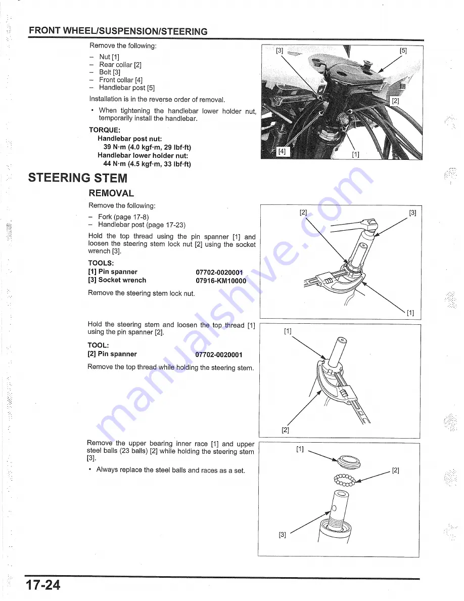 Honda PCX150 2013 Service Manual Download Page 344