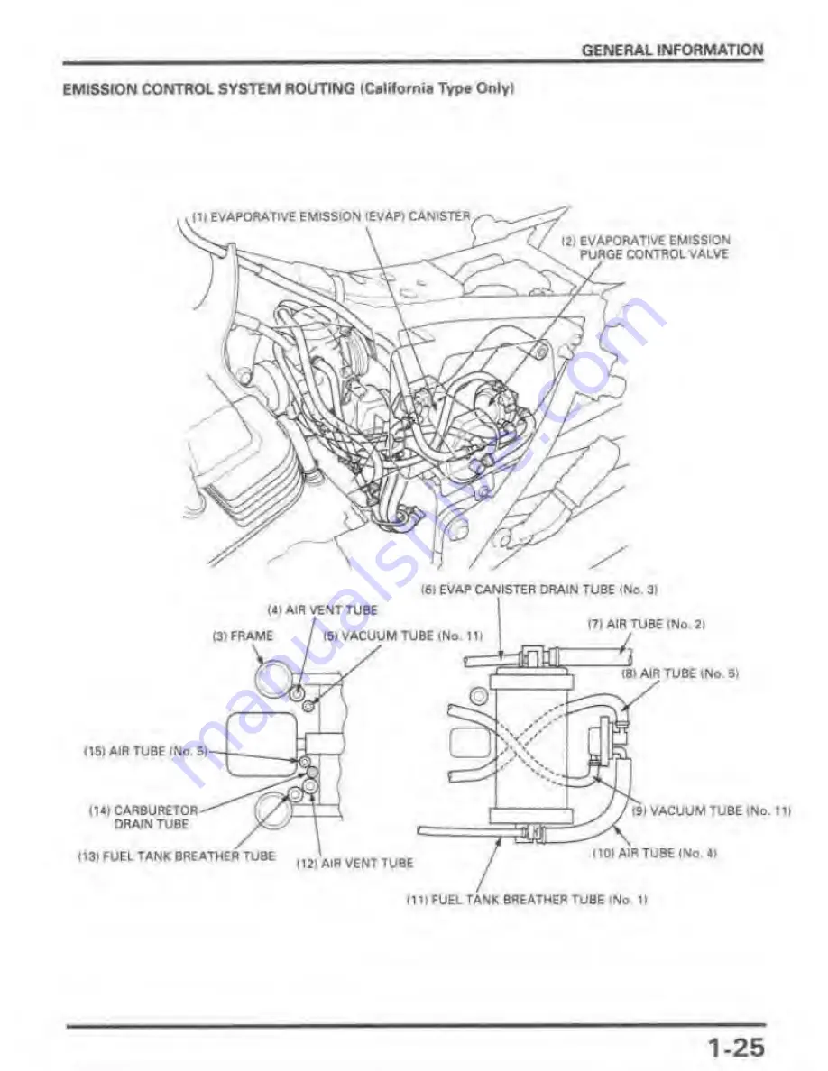 Honda REBEL 250 Service Manual Download Page 29