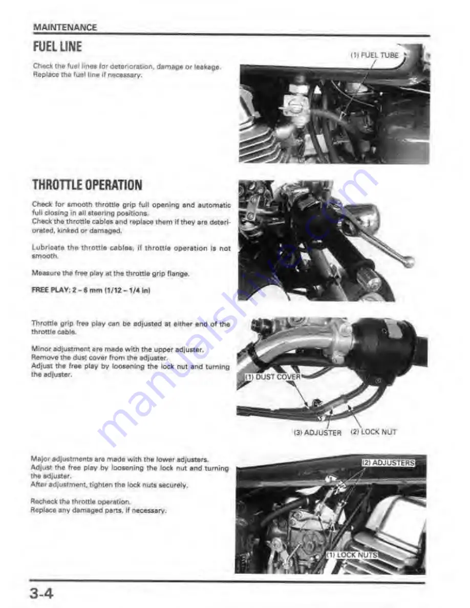 Honda REBEL 250 Service Manual Download Page 45