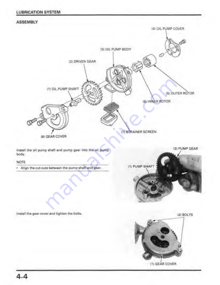 Honda REBEL 250 Service Manual Download Page 66