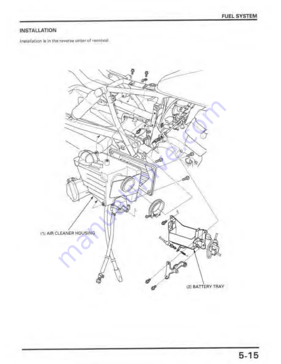 Honda REBEL 250 Service Manual Download Page 83