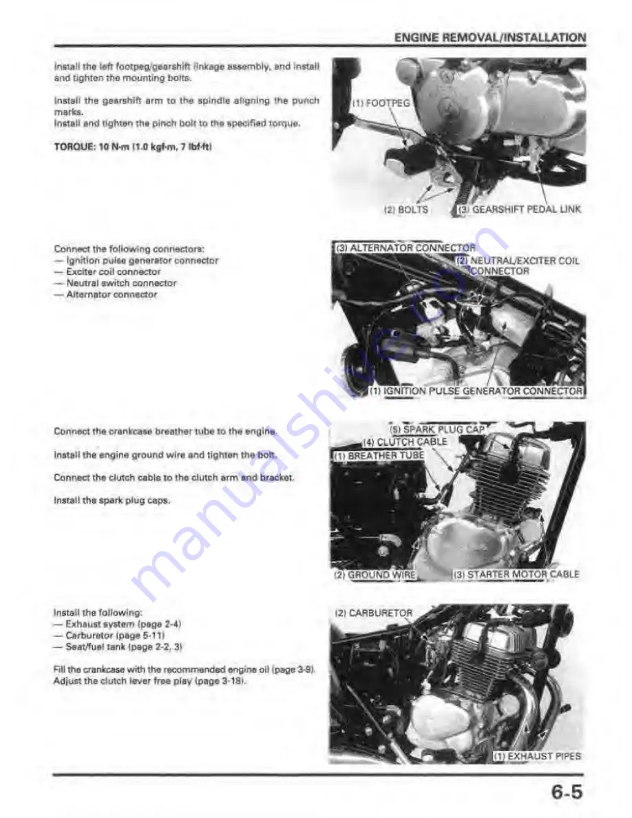 Honda REBEL 250 Service Manual Download Page 89