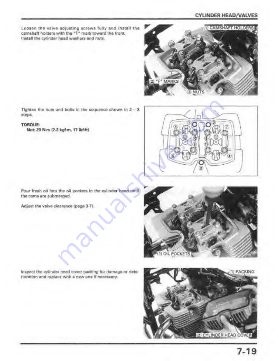 Honda REBEL 250 Service Manual Download Page 109