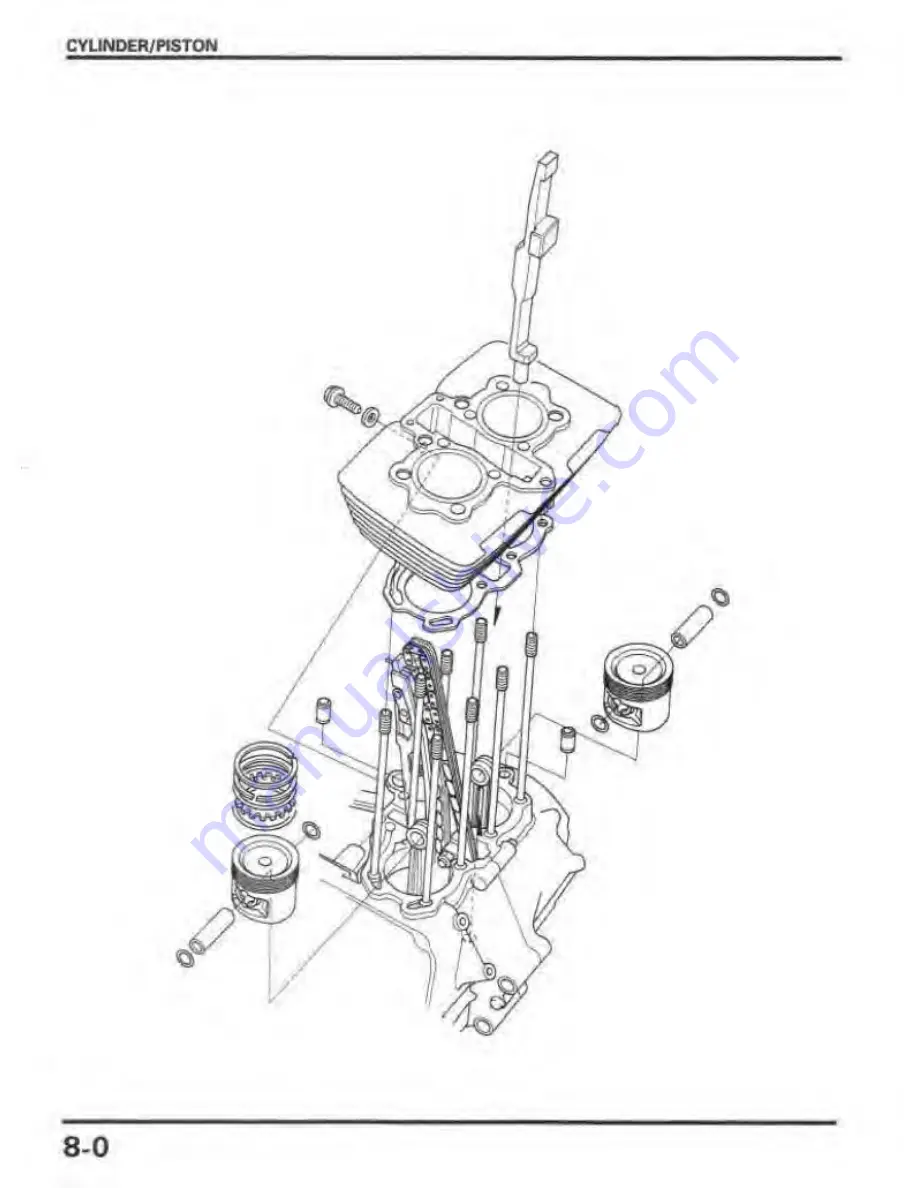 Honda REBEL 250 Service Manual Download Page 111