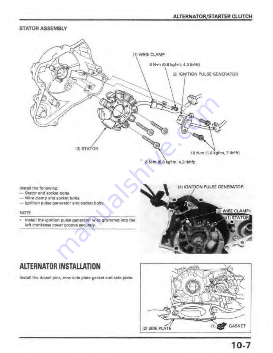 Honda REBEL 250 Service Manual Download Page 140