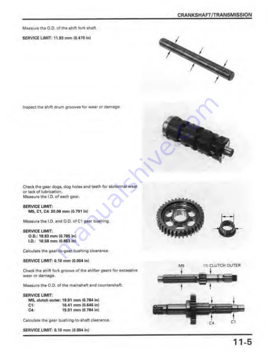 Honda REBEL 250 Service Manual Download Page 148