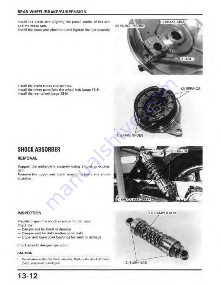 Honda REBEL 250 Скачать руководство пользователя страница 197