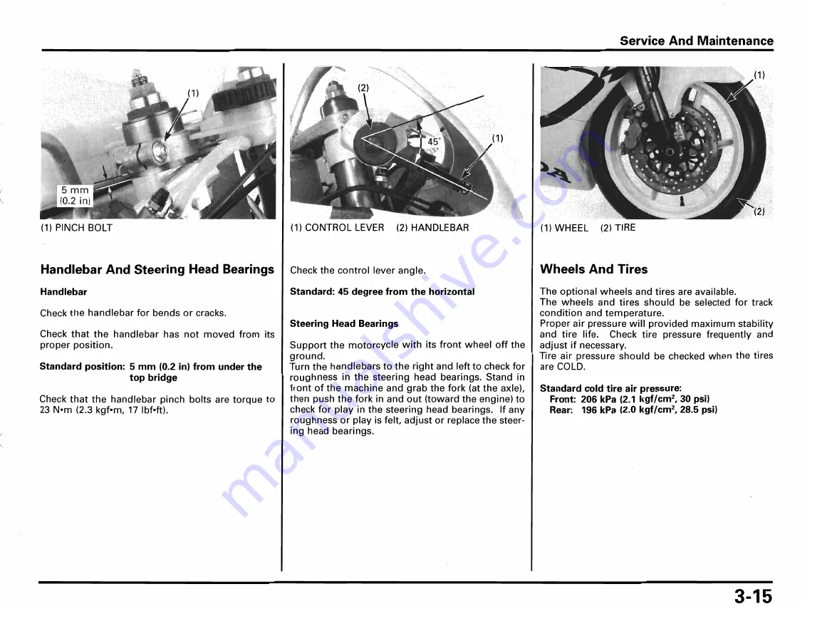 Honda RS250R 2002 Owner'S Manual & Parts List Download Page 43