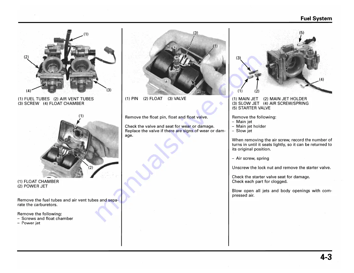 Honda RS250R 2002 Owner'S Manual & Parts List Download Page 53