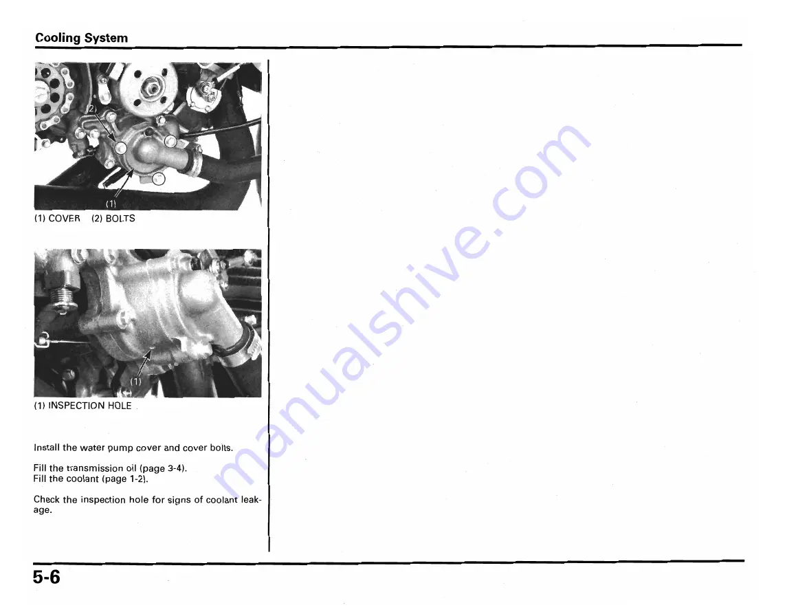 Honda RS250R 2002 Owner'S Manual & Parts List Download Page 66