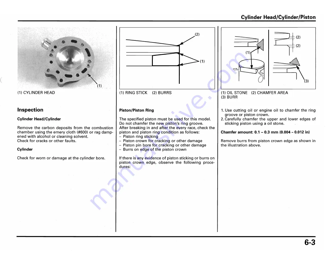 Honda RS250R 2002 Owner'S Manual & Parts List Download Page 71