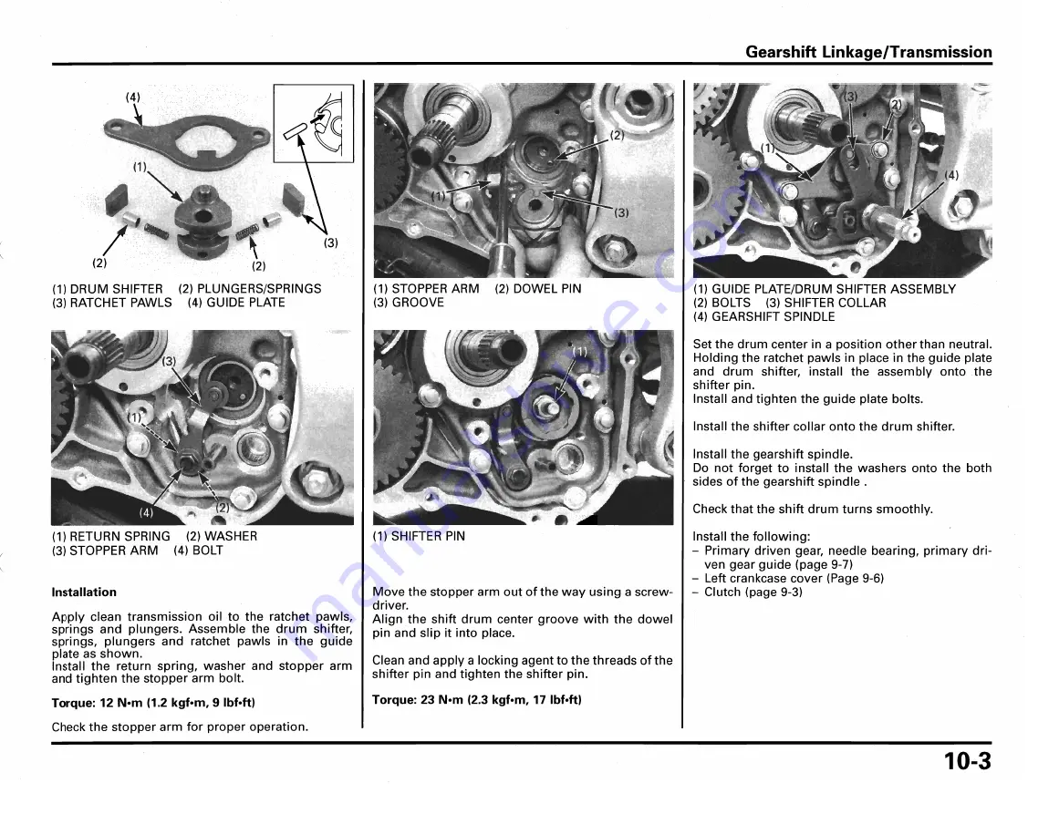 Honda RS250R 2002 Owner'S Manual & Parts List Download Page 99