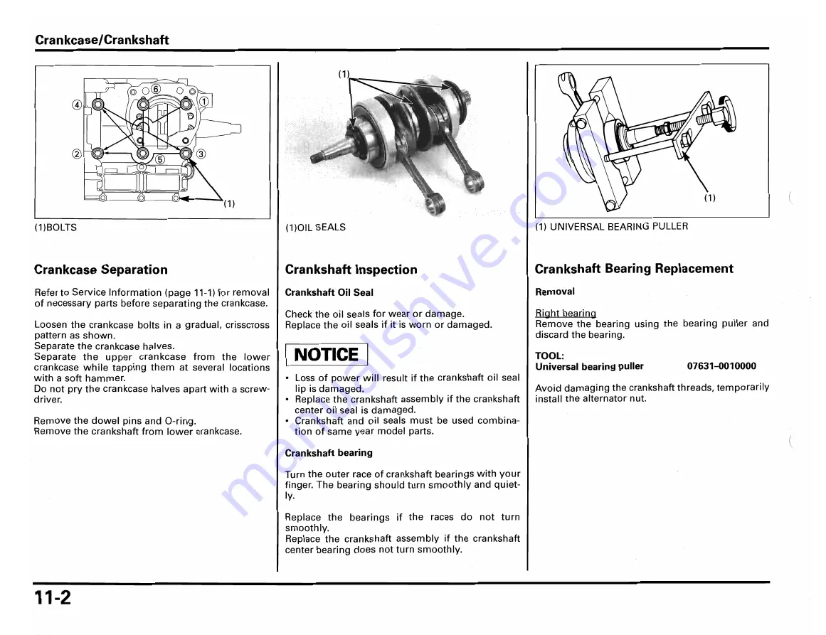 Honda RS250R 2002 Owner'S Manual & Parts List Download Page 106